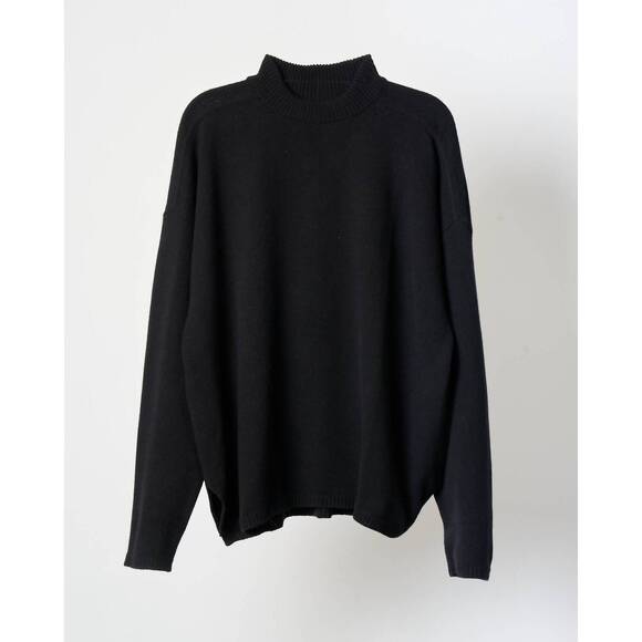 NEW RICK OWENS women's tommy lupetto sweater in black